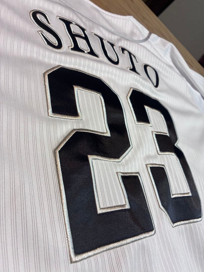 SoftBank HAWKS majestic ユニフォーム SHUTO 23
