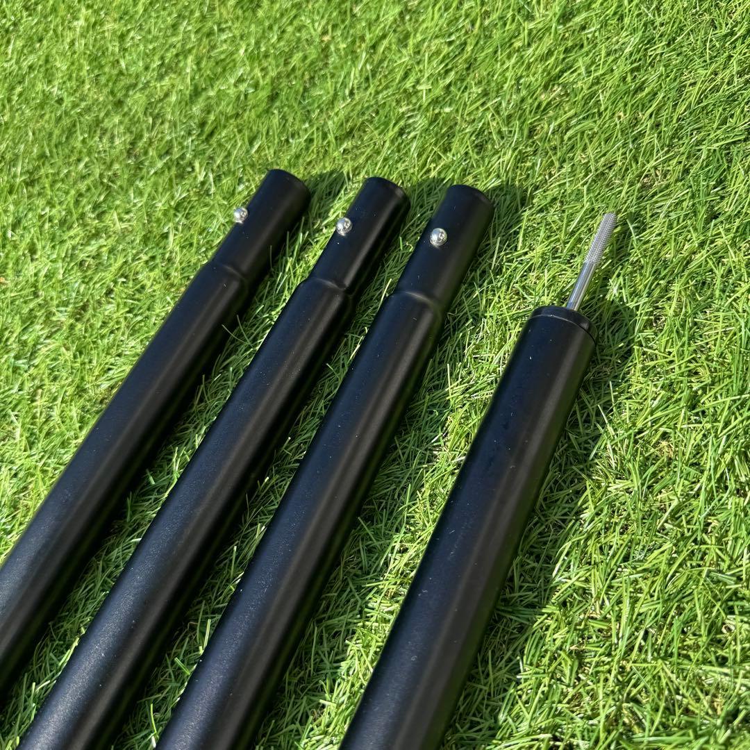 スノーピーク ウイングポール ブラック 280cm+240cm セット