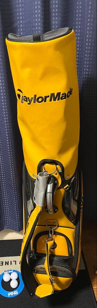 TaylorMade ゴルフキャディバッグ イエロー
