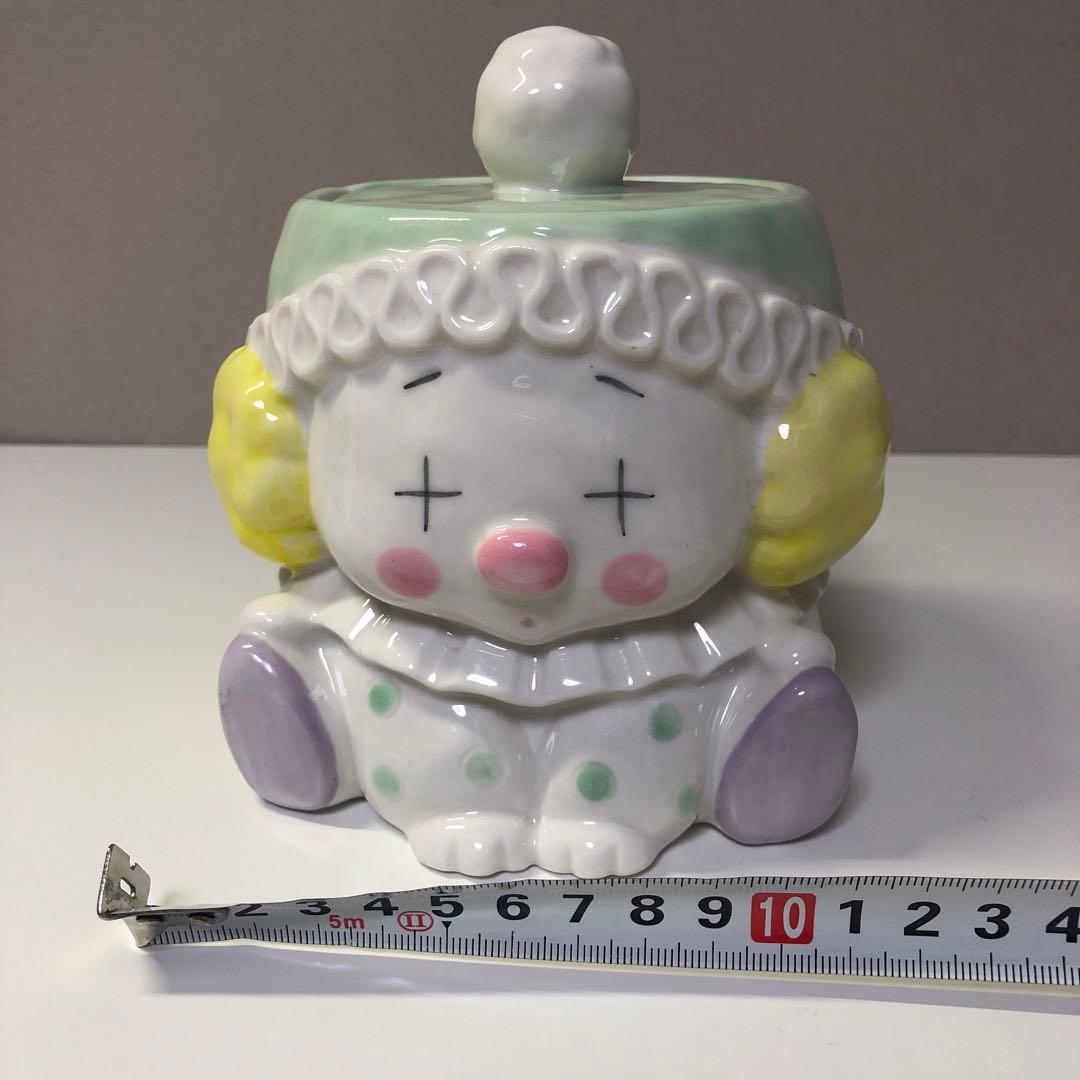 D☆ 昭和レトロ　ピエロのキャンディ入れ