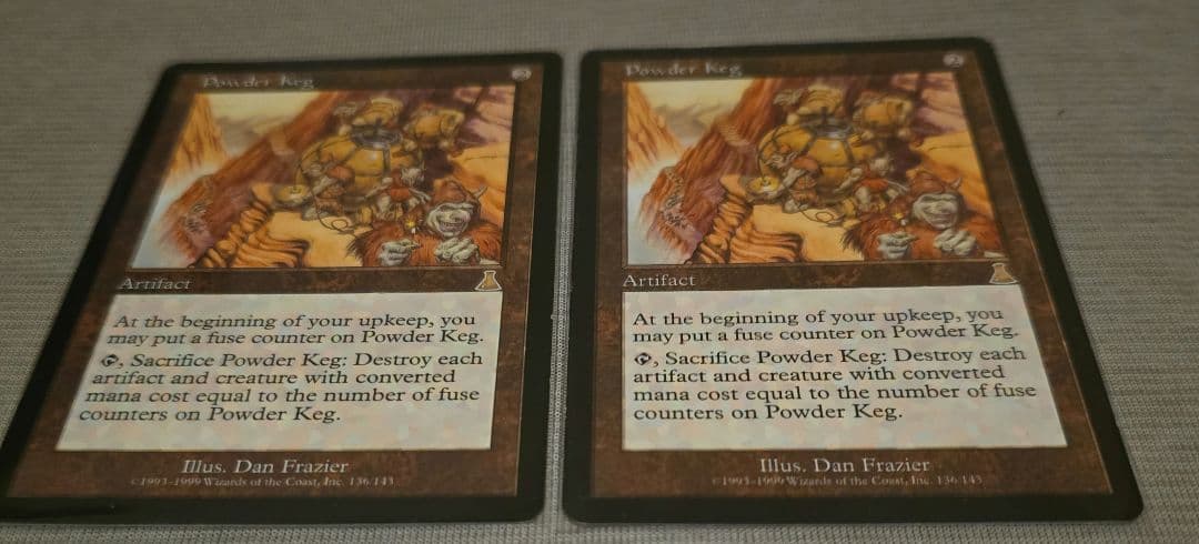 MTG　《火薬樽/Powder Keg》　英語　2枚セット
