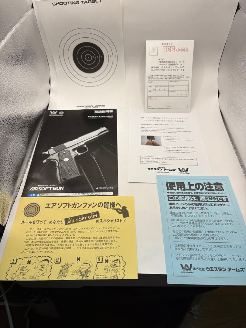 美品　WA コルト　Ｍ1911ブリティッシュサービスピストル　Rebone