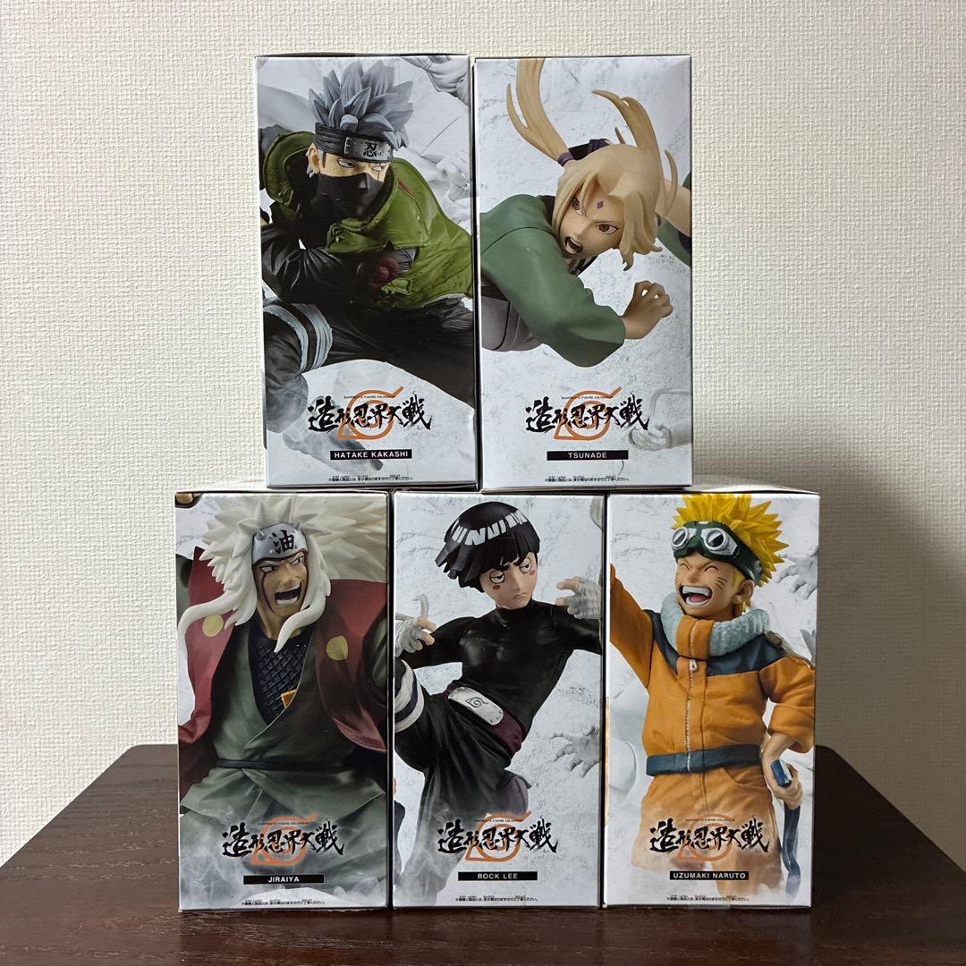 NARUTO ナルト　造形忍界大戦　ナルト　綱手　ロック・リー　自来也　カカシ