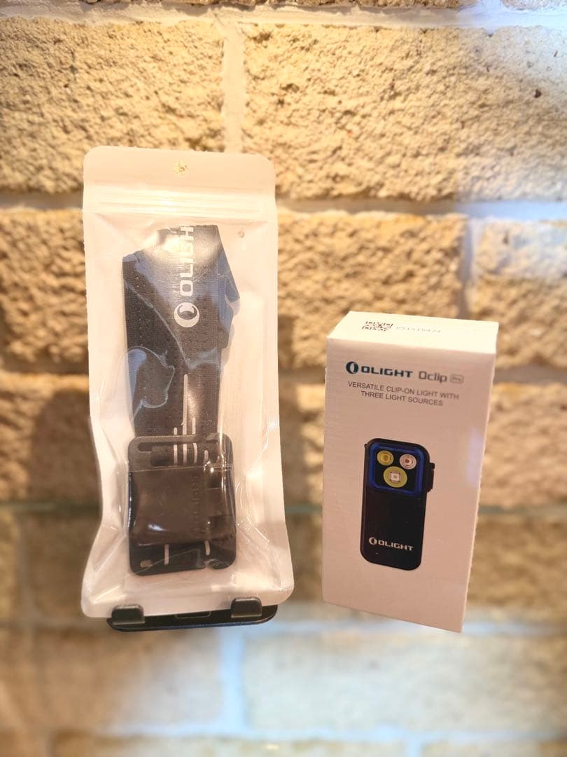 オーライト　olight Oclip Pro ブラック　ヘッドバンド付