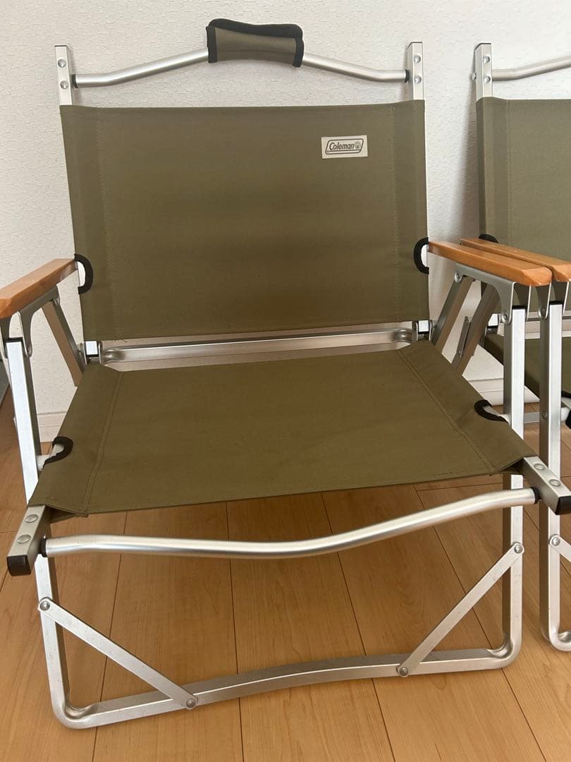 Coleman 折りたたみチェア 2脚セット オリーブグリーン