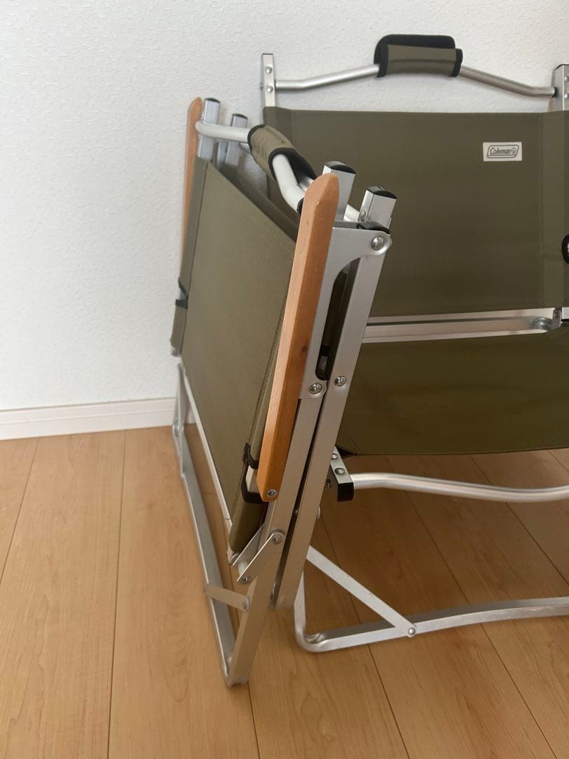 Coleman 折りたたみチェア 2脚セット オリーブグリーン
