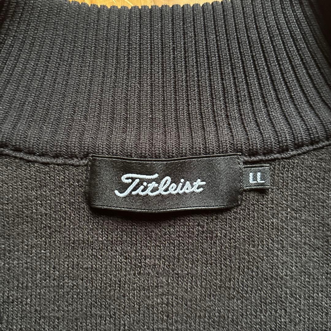 【コロちゃん 様】タイトリスト Titleist ハーフジップニットブラックLL
