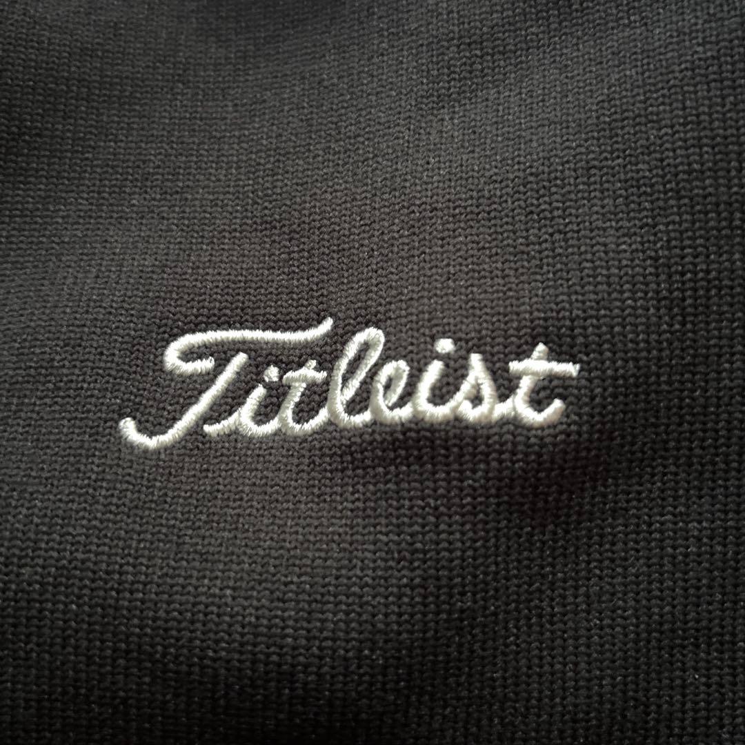 【コロちゃん 様】タイトリスト Titleist ハーフジップニットブラックLL