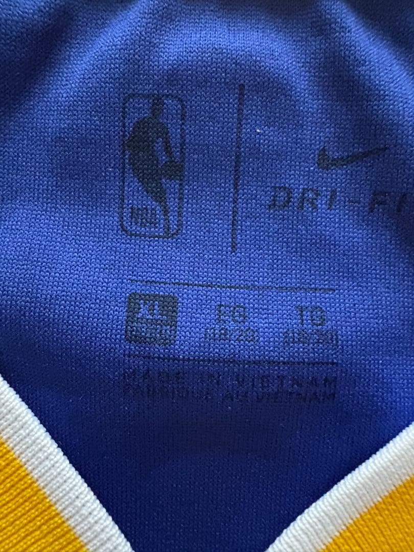 Nike Curry ユニフォーム XLサイズ
