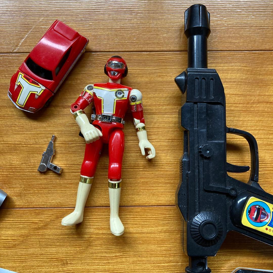 高速戦隊　ターボレンジャー　ターボレーザー　ベルト　フィギュア　ソフビ　バッジ等