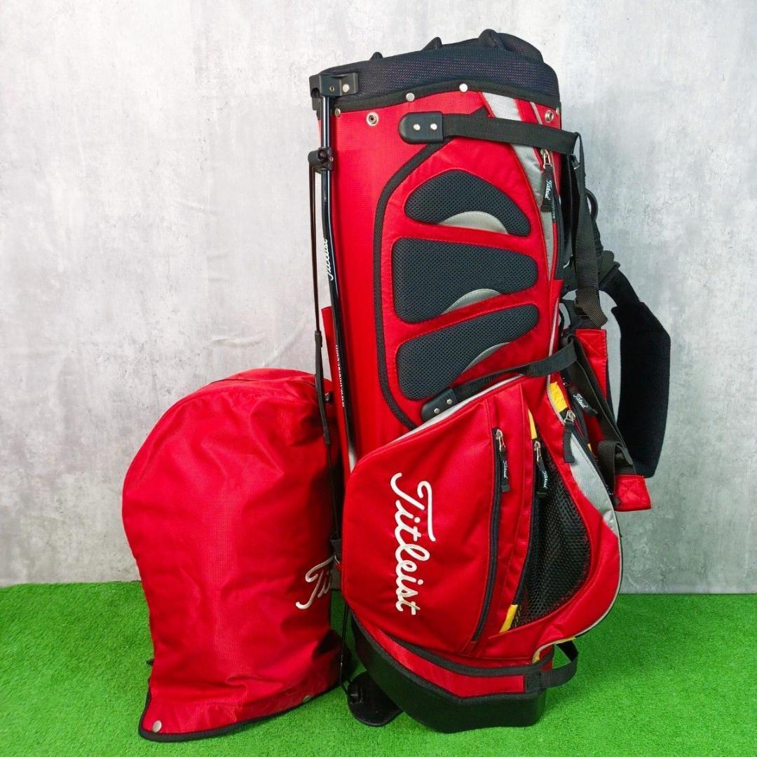 良品　タイトリスト スタンド式キャディバッグ 口枠7分割 Titleist