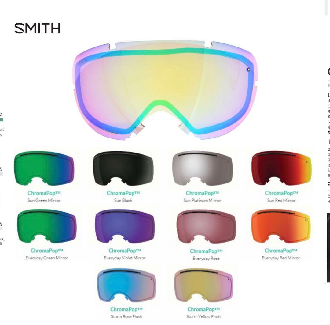 『お値下げ可』Smith io/x 交換レンズセット