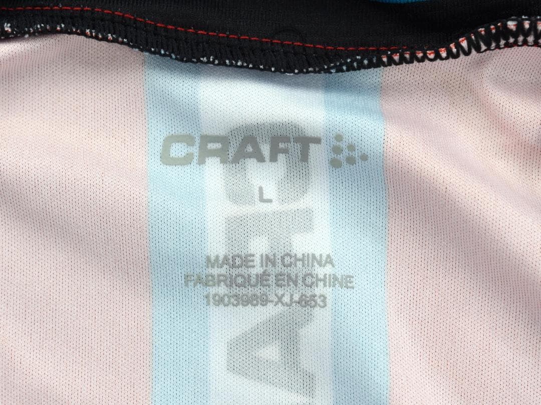 Craft GranFondo ジャージ size:L ホワイト/ヒート/ゲイル