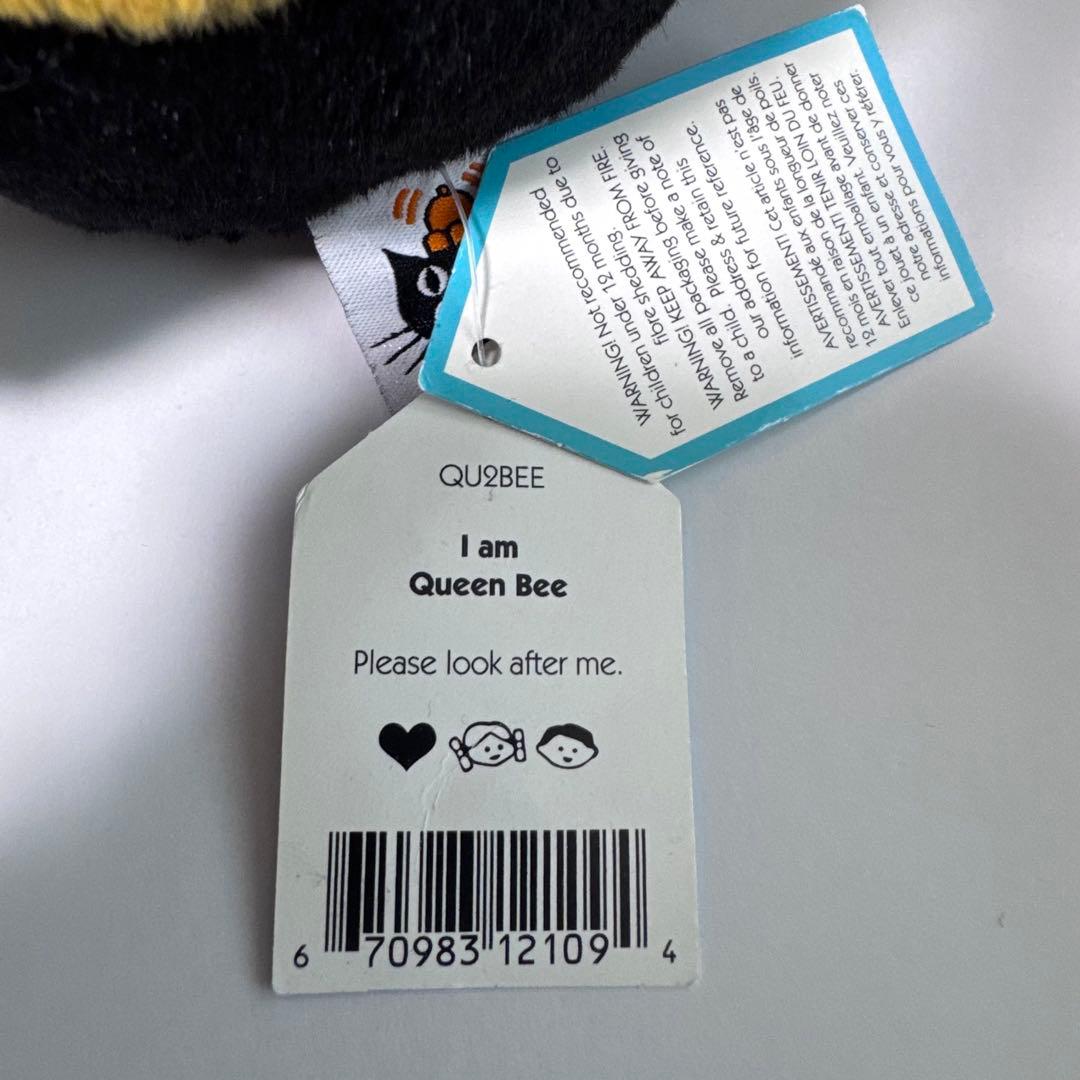 タグ付き！Queen Bee ジェリーキャット クイーンビー ハチ 王冠付き
