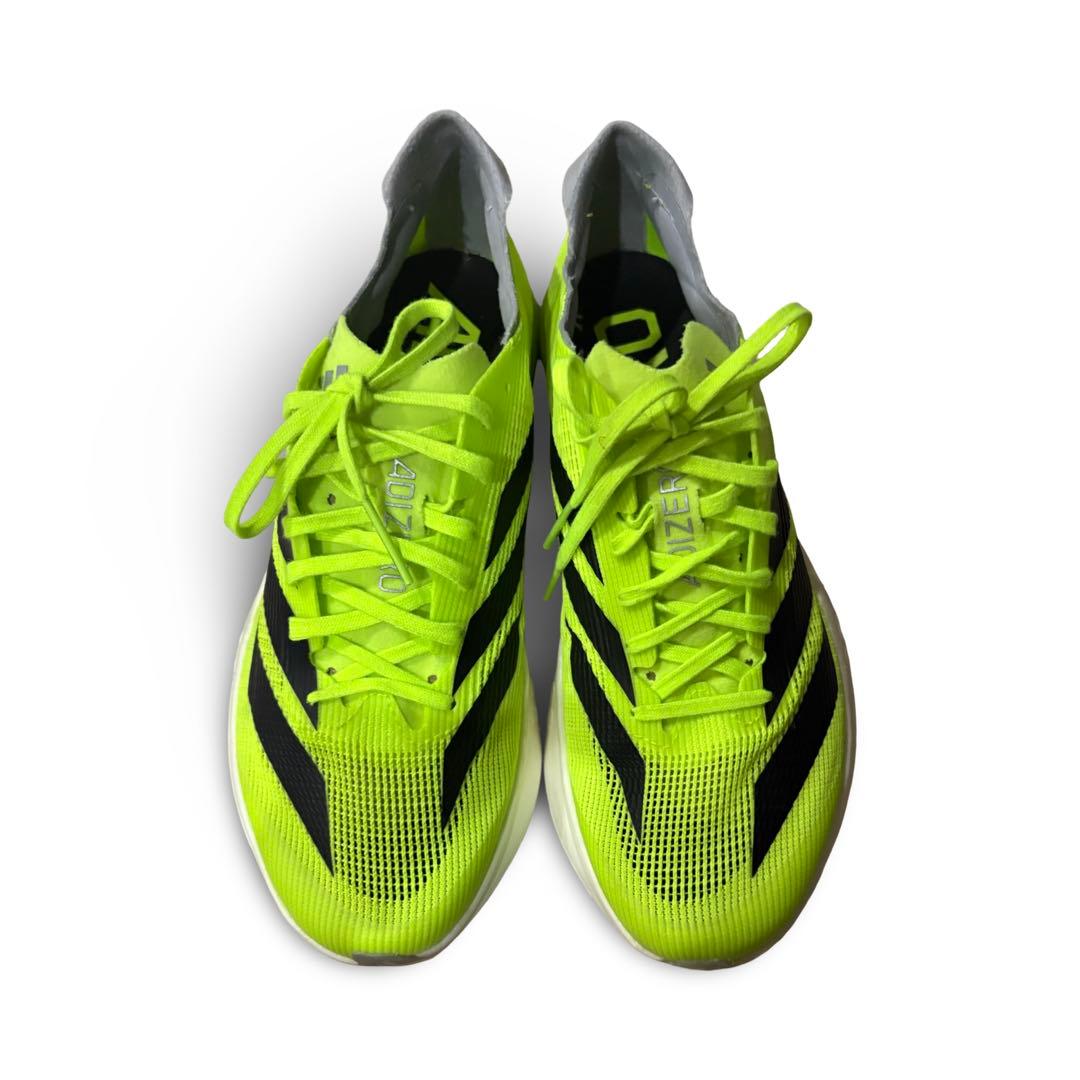 adidas avanti 24.5cm蛍光イエロー スパイクシューズ
