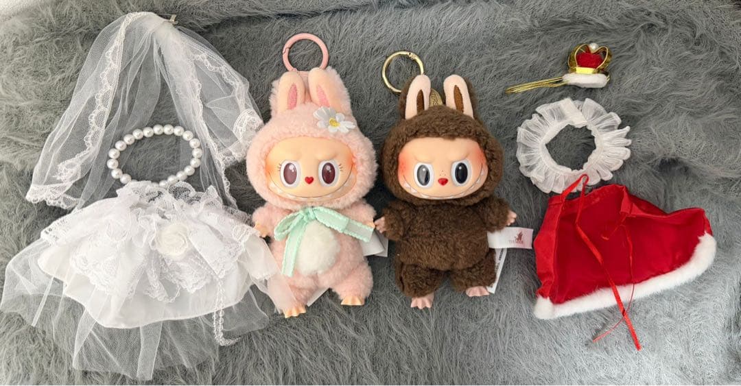 入手困難 ❣️海外限定Labubu x Mokoko モココ　ぬいぐるみ　匿名配送
