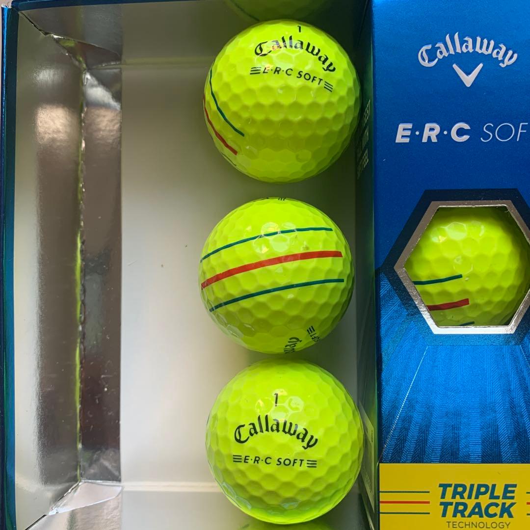 【新品未使用】キャロウェイCallaway ERC ソフト　ゴルフボール 21個