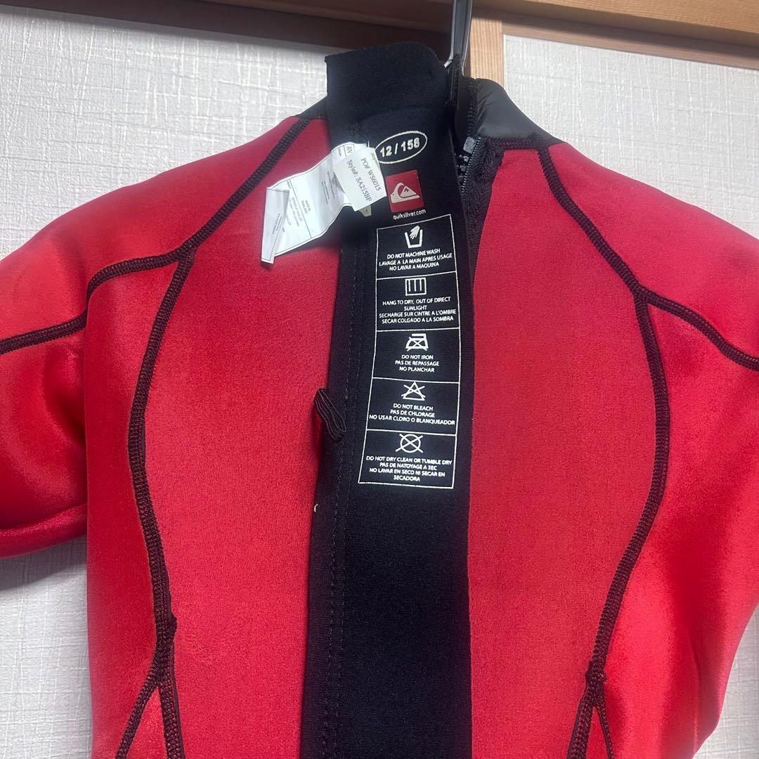 Quiksilver ブラック ショートスリーブウェットスーツ Mサイズ