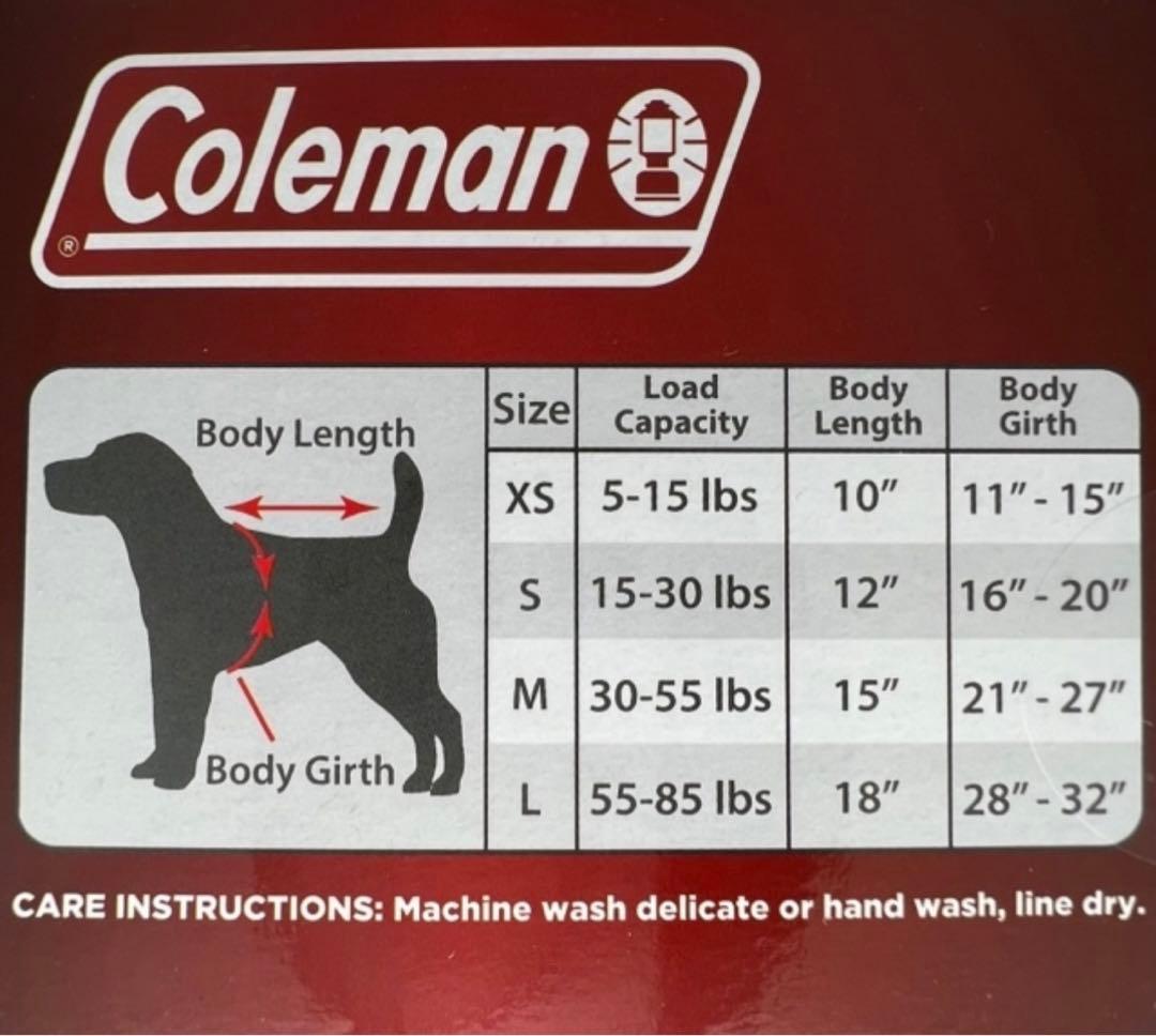 Colemanペットプールボートビーチ湖のFlotationベスト