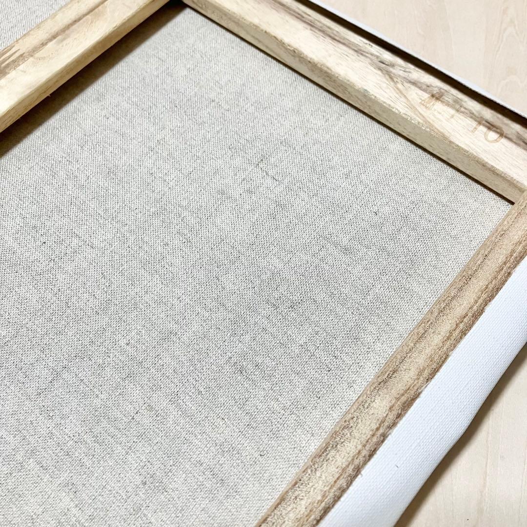 花柄アクリル絵画 大きめF10号キャンバス＊植物　インテリア　原画