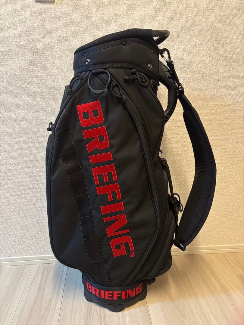 BRIEFING ゴルフキャディバッグ CR-5 黒　BRG231D09 超美品