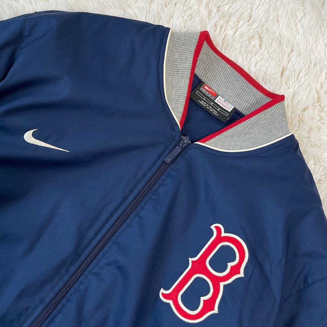 希少 90s NIKE MLB レッドソックス チームジャケット スタジャン L