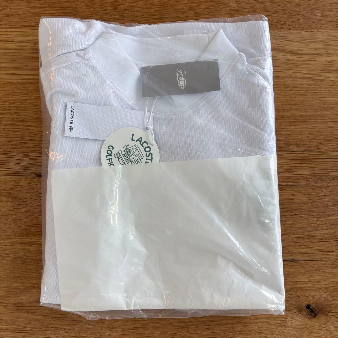 LACOSTE Golfickers Mockneck White XL 新品