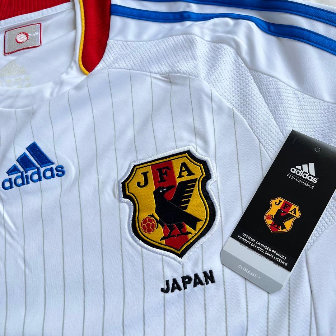 入手困難 レア 日本代表　08　アウェイ(白)　半袖　adidas製