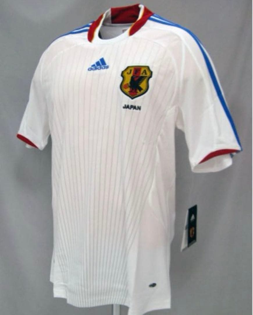 入手困難 レア 日本代表　08　アウェイ(白)　半袖　adidas製