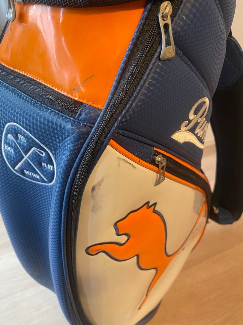 Puma ゴルフキャディバッグ (＋ドライバー、アイアン各種セット)