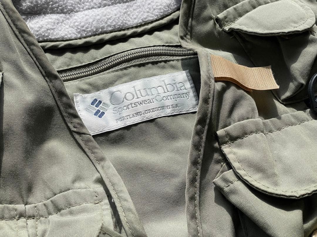 ウェア 90s columbia fisherman vest