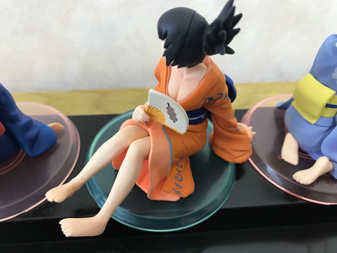 激レア 劇場版NARUTO-ナルト-疾風伝絆 非売品垂れ幕＋フィギュア6体セット