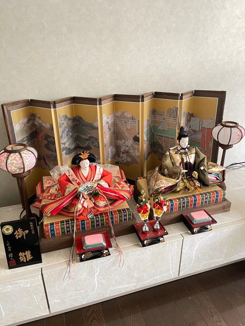 京雛 雛人形 お雛様 伝統的なひな人形セット ひな人形　収納ケース 桐箱 収納