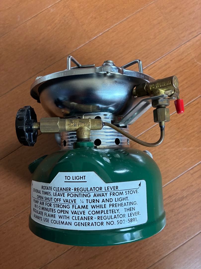 Coleman シングルバーナーコンロ 502-700綺麗　未使用　元箱付き貴重