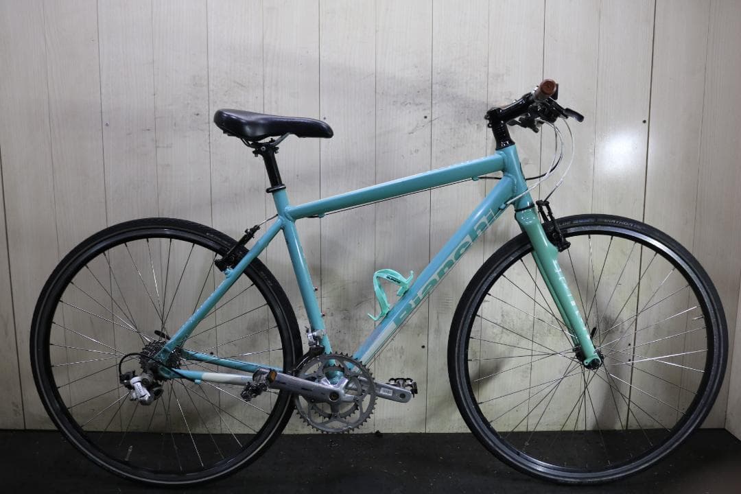ビアンキ ROMA II 700C アルミ 24速 500mm クロス 水色