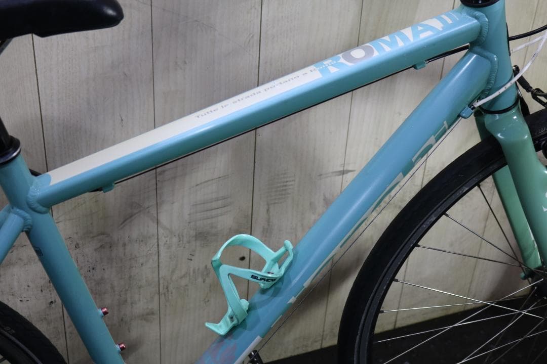 ビアンキ ROMA II 700C アルミ 24速 500mm クロス 水色