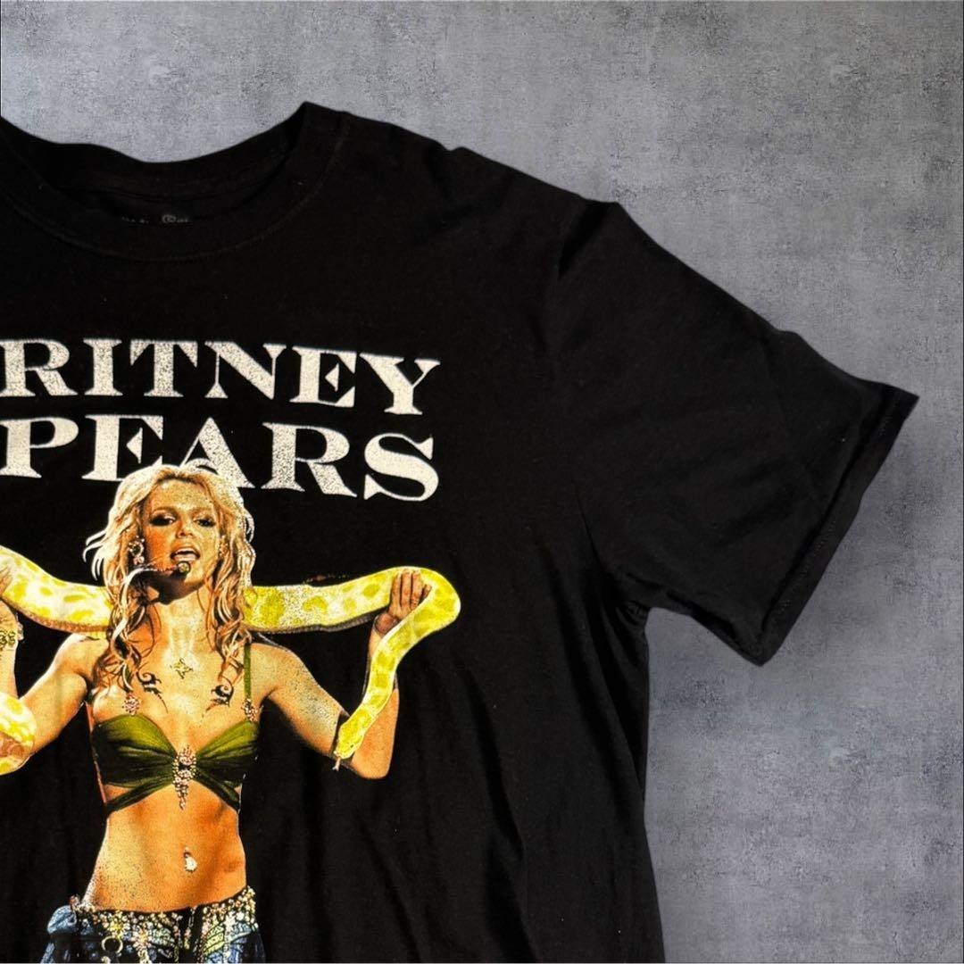 ブリトニー・スピアーズ 2021リイシュービジュアルTシャツ ブラック