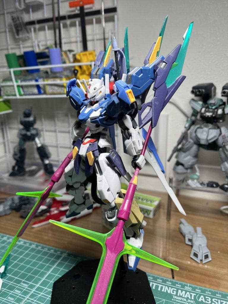 HG ガンダムエアリアルスラッシュカスタム　全塗装・完成品