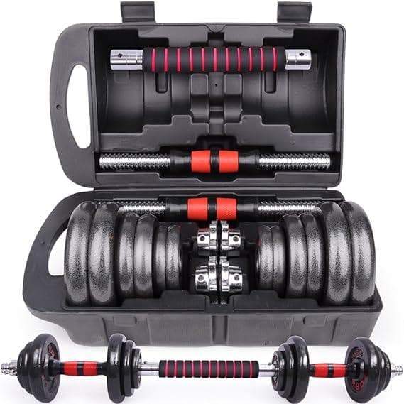CHROME DUMBELL SET 20KG ダンベル 鉄アレイ ケース付