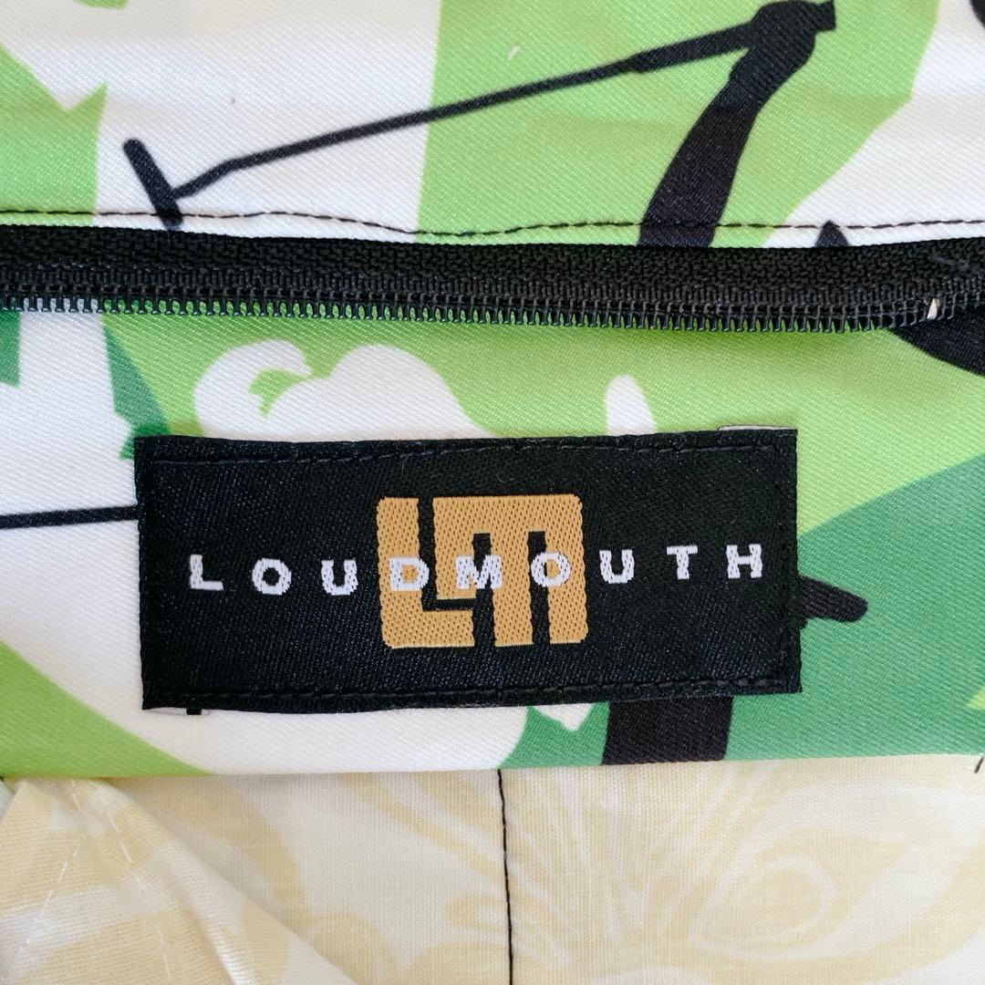 LOUDMOUTH ラウドマウス ゴルフ ロングパンツ L 総柄 グリーン