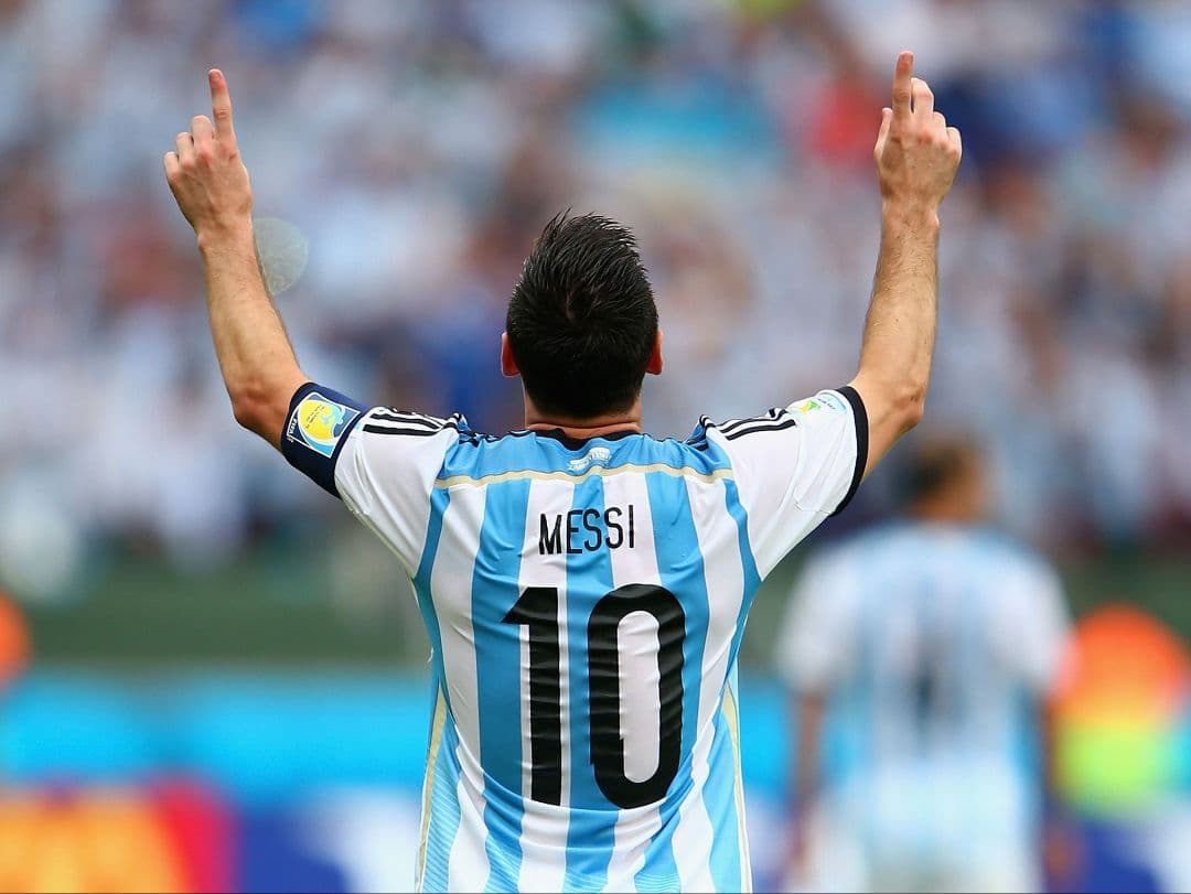 2014 アルゼンチン代表　メッシ　アディダスオフィシャル　ユニフォーム