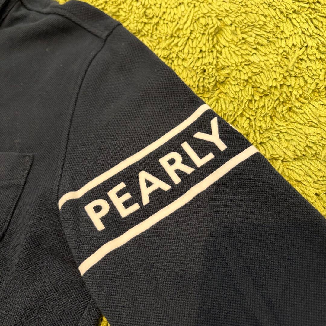 パーリーゲイツ PEARLYGATES 長袖ポロシャツ ネイビー サイズ2（L）