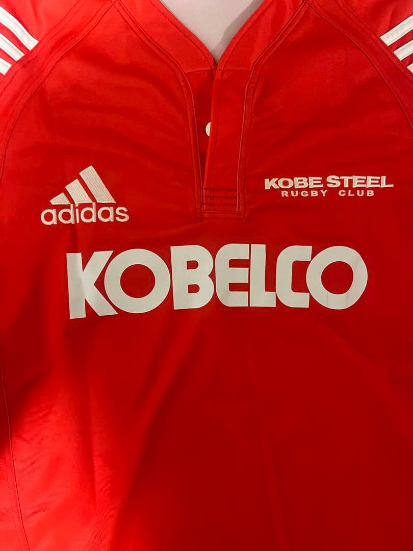 神戸製鋼ユニホームKOBE STEELRUGBYCLUB ポロシャツ XOサイズ
