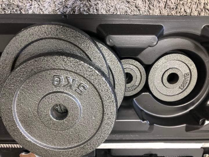 ダンベルセット　可変式　50キロ