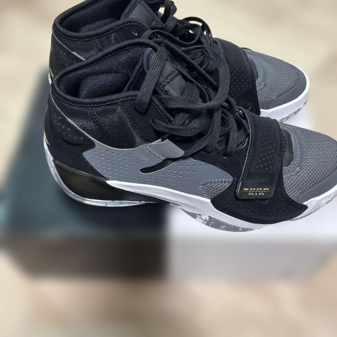 Jordan バスケットボールシューズ グレー/ブラック　ザイオン2