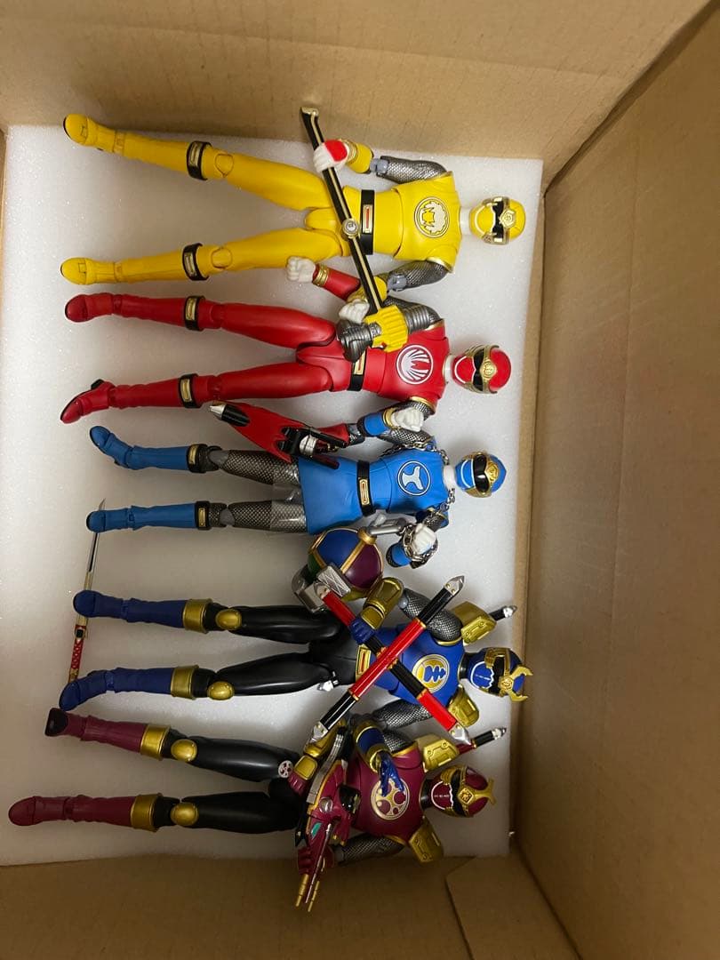 戦隊ヒーロー アクションフィギュア 5体セット