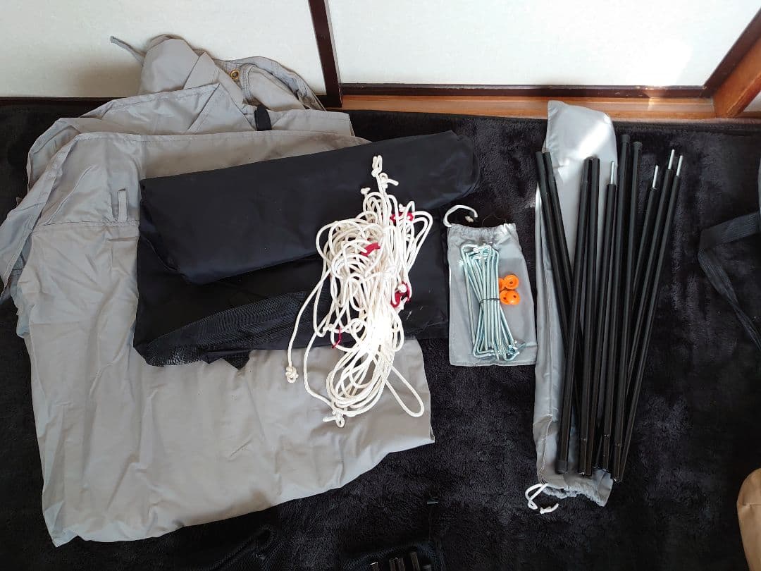 TC素材パップテント　KPSION　二股化パーツつき