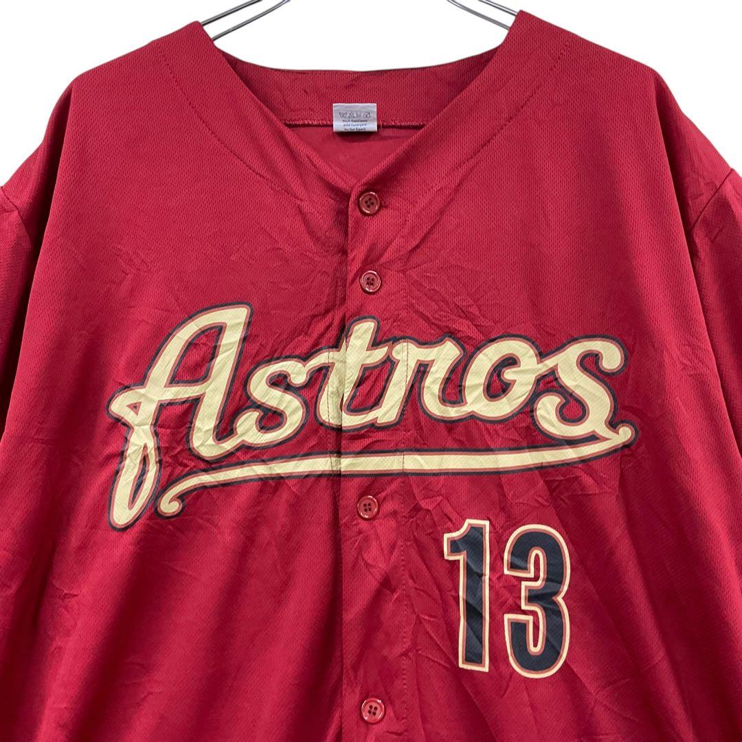 ヒューストン・アストロズ　MLB ユニフォーム　赤　XL　ワグナー【4914