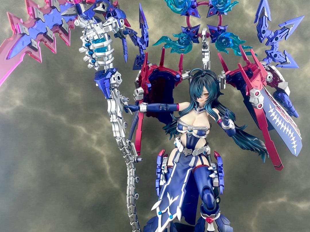メガミデバイス　皇巫　ツクヨミ　レガリア　塗装完成品