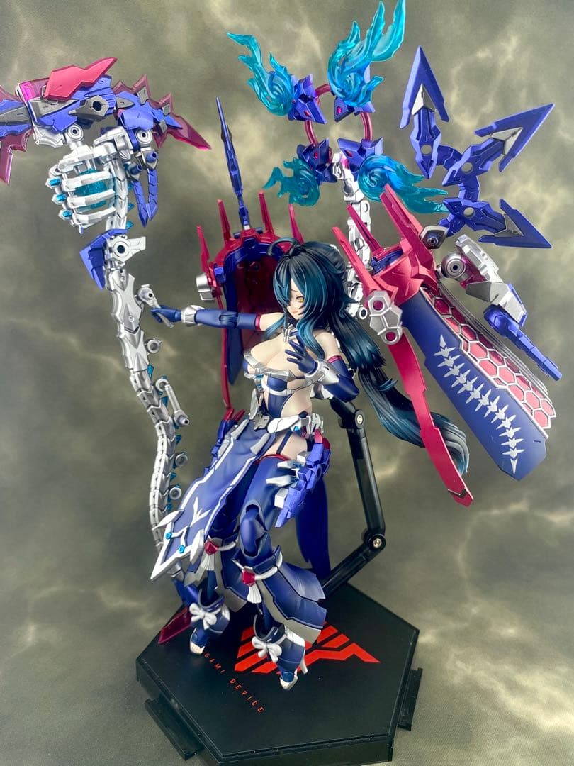 メガミデバイス　皇巫　ツクヨミ　レガリア　塗装完成品